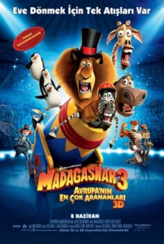 Madagaskar 3: Avrupa’nın En Çok Arananları izle